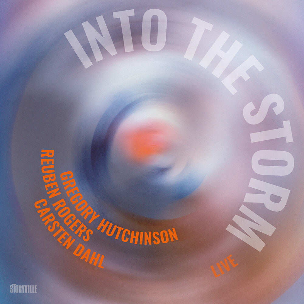 the album cover for Carsten Dahl / Rogers,Reuben / Hutchinson,Gregory - Into The Storm (Uk)