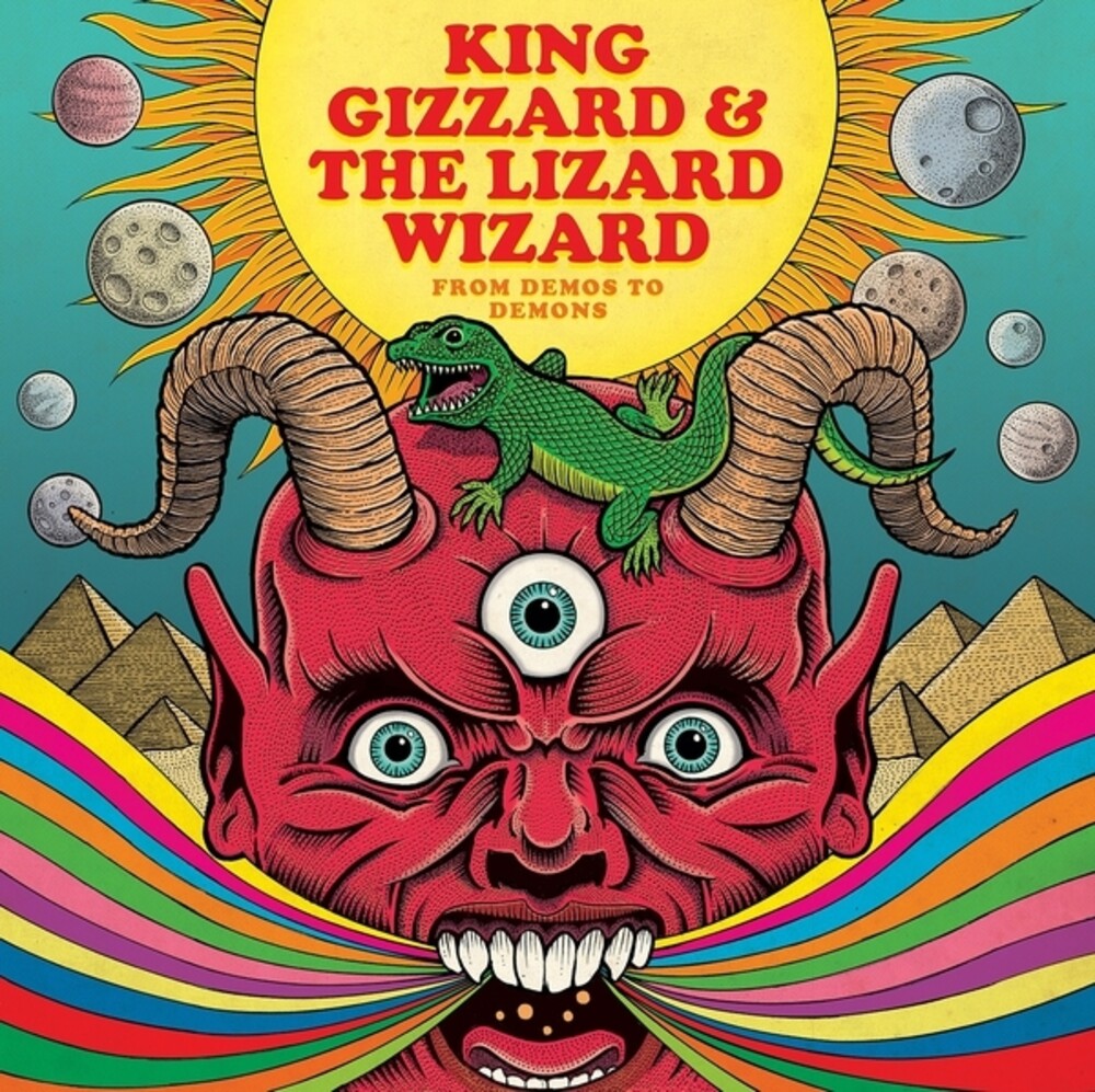 the album cover for King Gizzard & The Lizard Wizard - From Demos To Demons