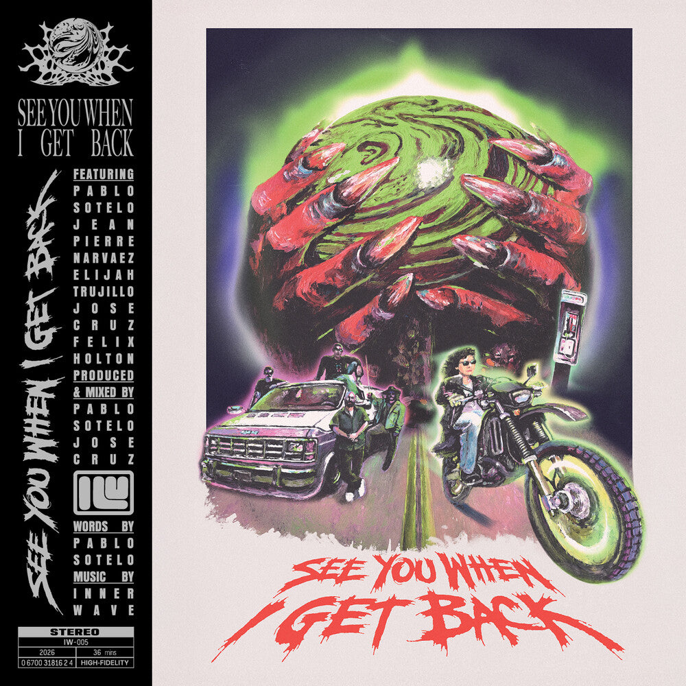 the album cover for Inner Wave - SEE YOU WHEN I GET BACK