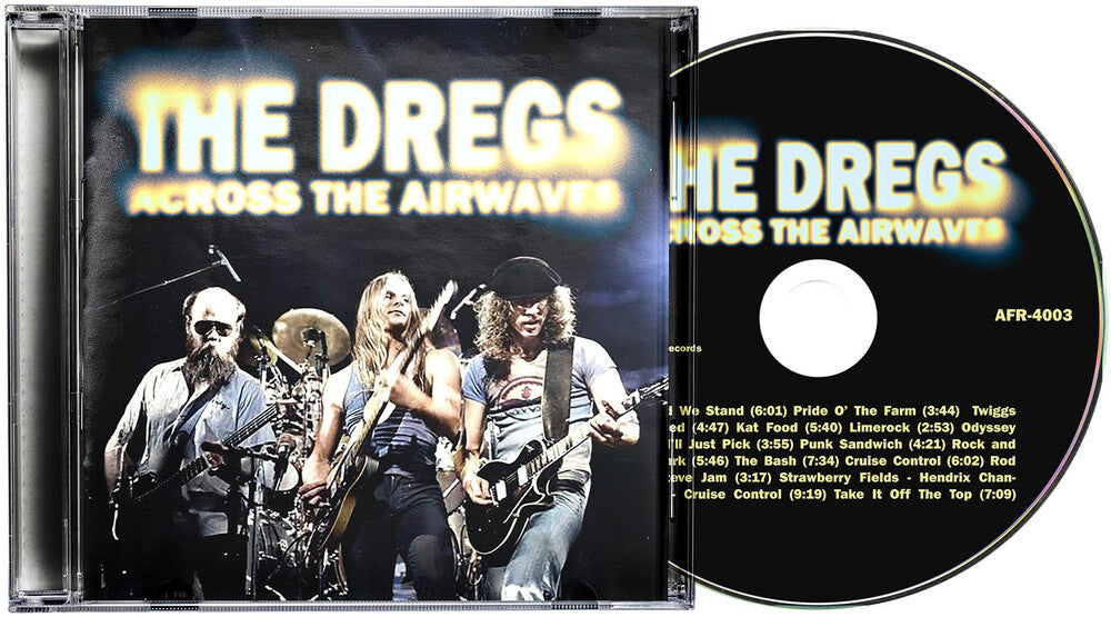 the album cover for Dregs - Across The Airwaves