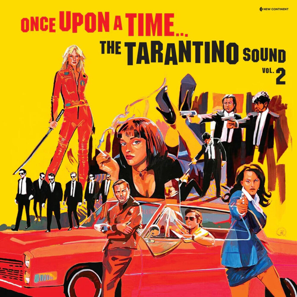 the album cover for Once Upon a Time: The Tarantino Sound Vol 2 / Var - Once Upon A Time: The Tarantino Sound Vol. 2 / Various - 180-Gram Tyellow Colored Vinyl