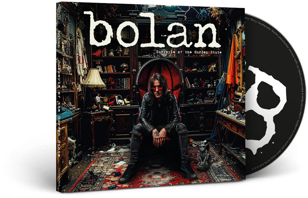 the album cover for Rachel Bolan - Gargoyle Of The Garden State