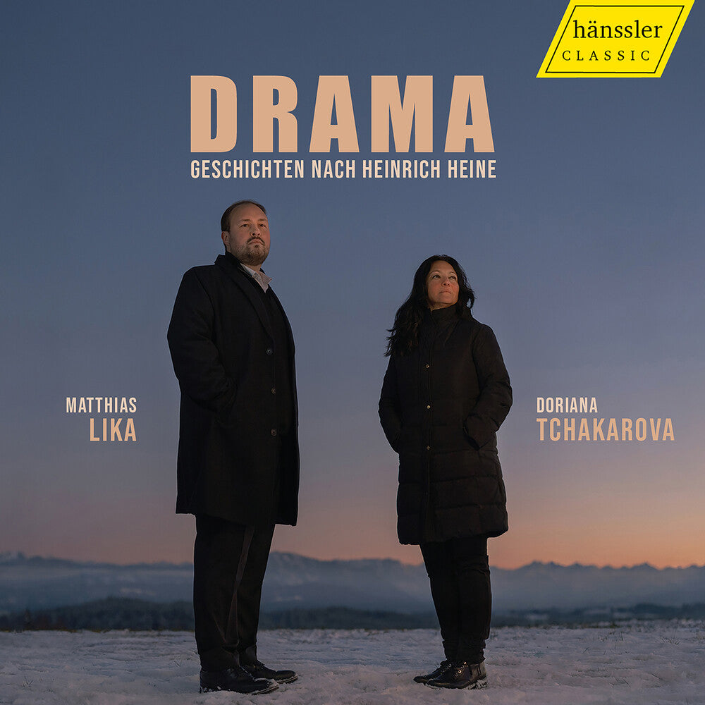 the album cover for Matthias Lika - Drama - Songs Based On Poems By Heinrich Heine