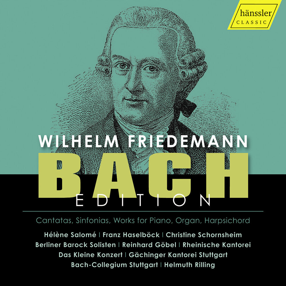 the album cover for Gächinger Kantorei - Wilhelm Friedemann Bach
