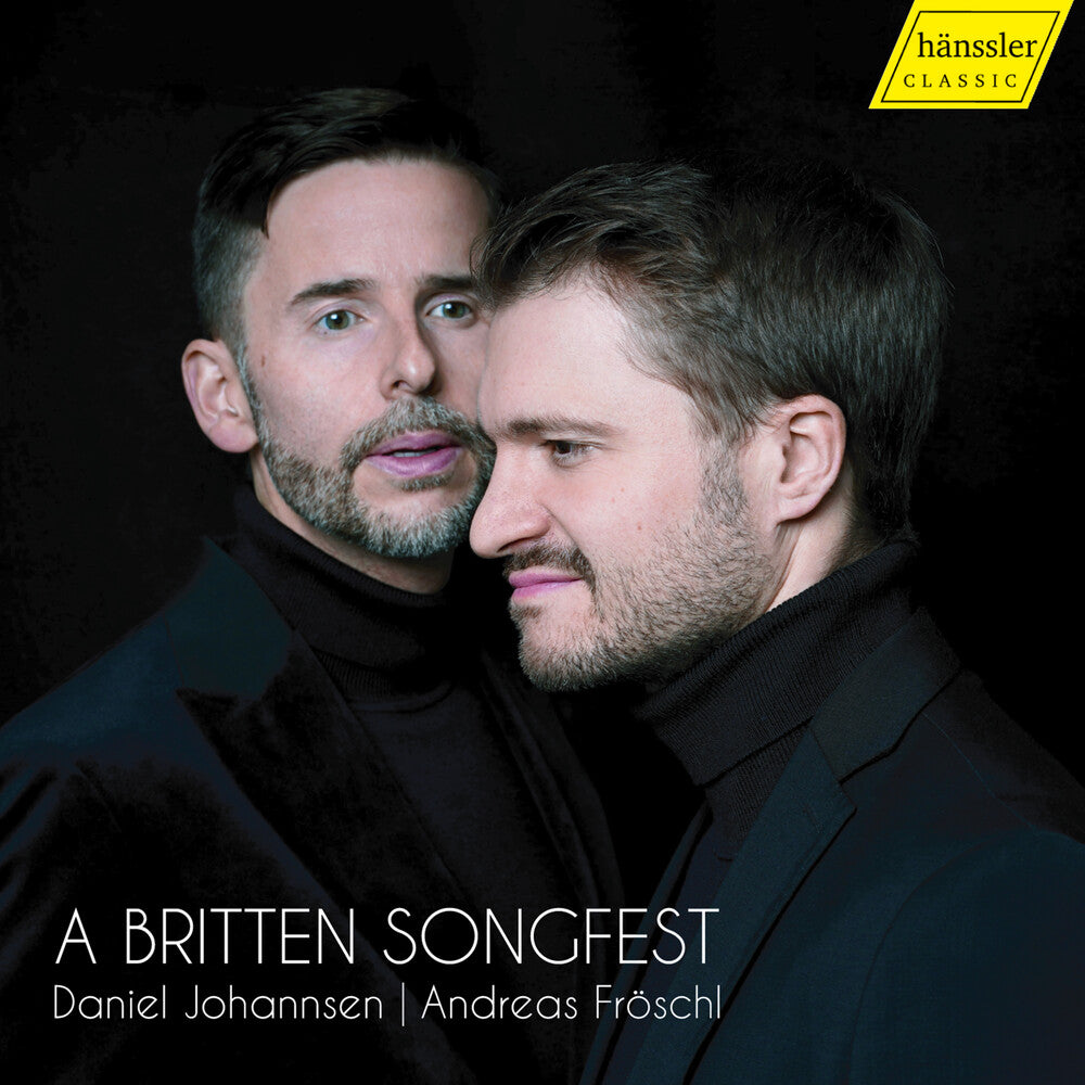 the album cover for Daniel Johannsen - Britten Songfest