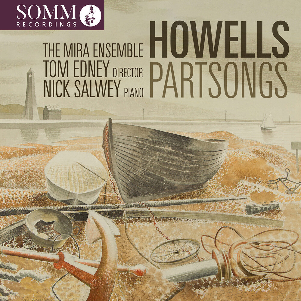 the album cover for Nick Salwey - Herbert Howells: Partsongs