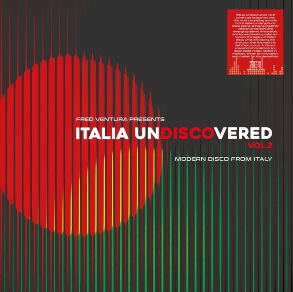 the album cover for Fred Ventura Presents Italia Undisco Vered 2 / Var - Fred Ventura Presents Italia Undisco Vered, Vol. 2: Modern Disco From Italy