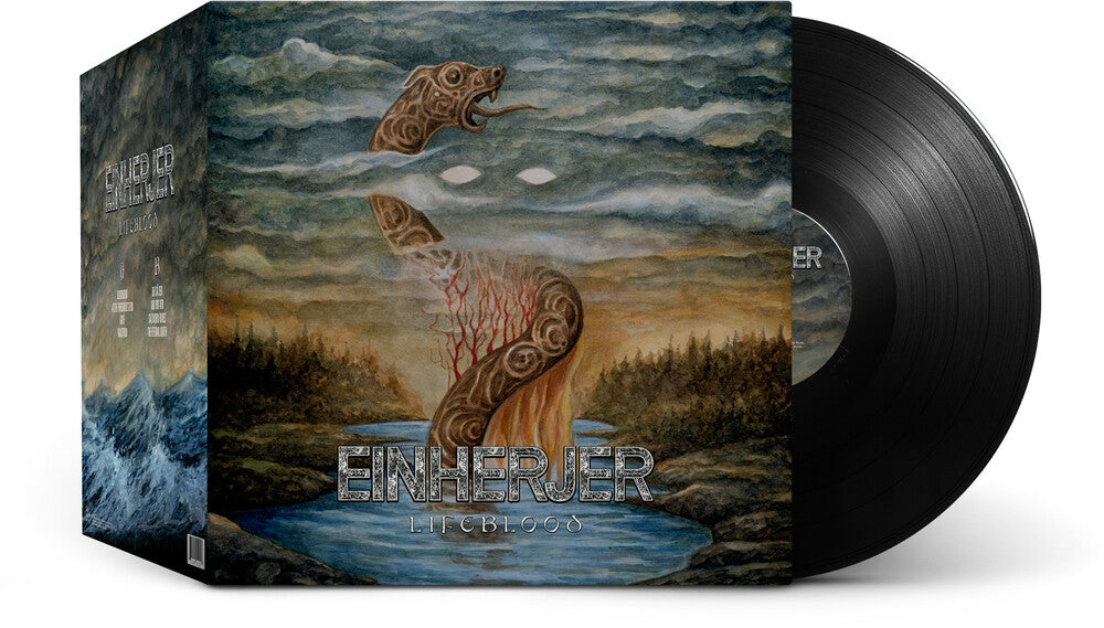 the album cover for Einherjer - Lifeblood (Gate)