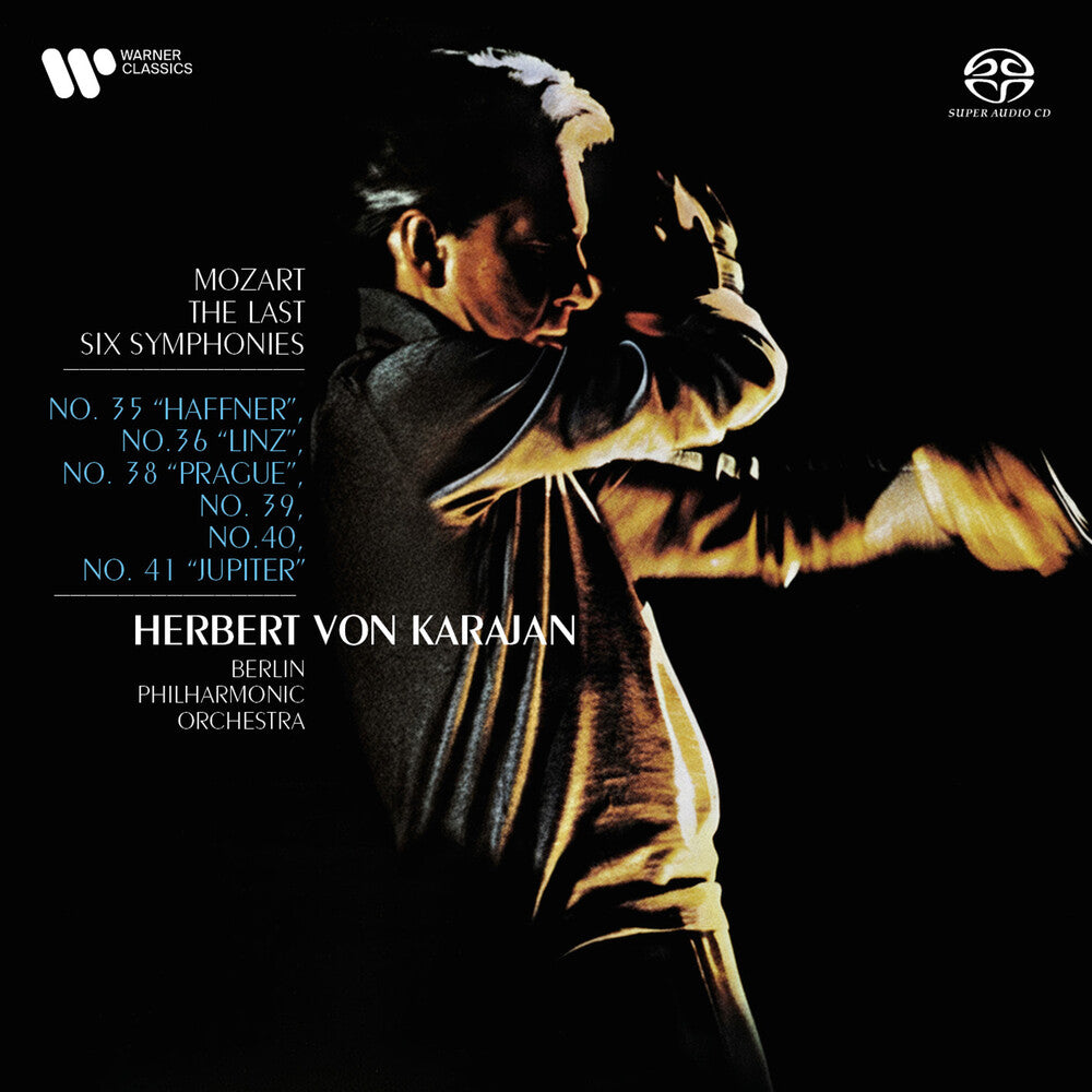 the album cover for Herbert Karajan Von - Mozart Syms 35-36 38-41 (Remastered - Hybrid Sacd)
