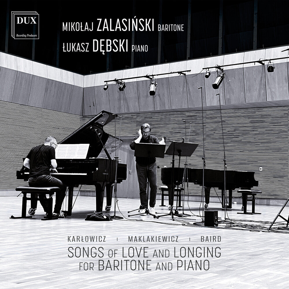 the album cover for Mikolaj Zalasinski - Karlowicz Maklakiewicz Baird: Songs Of Love