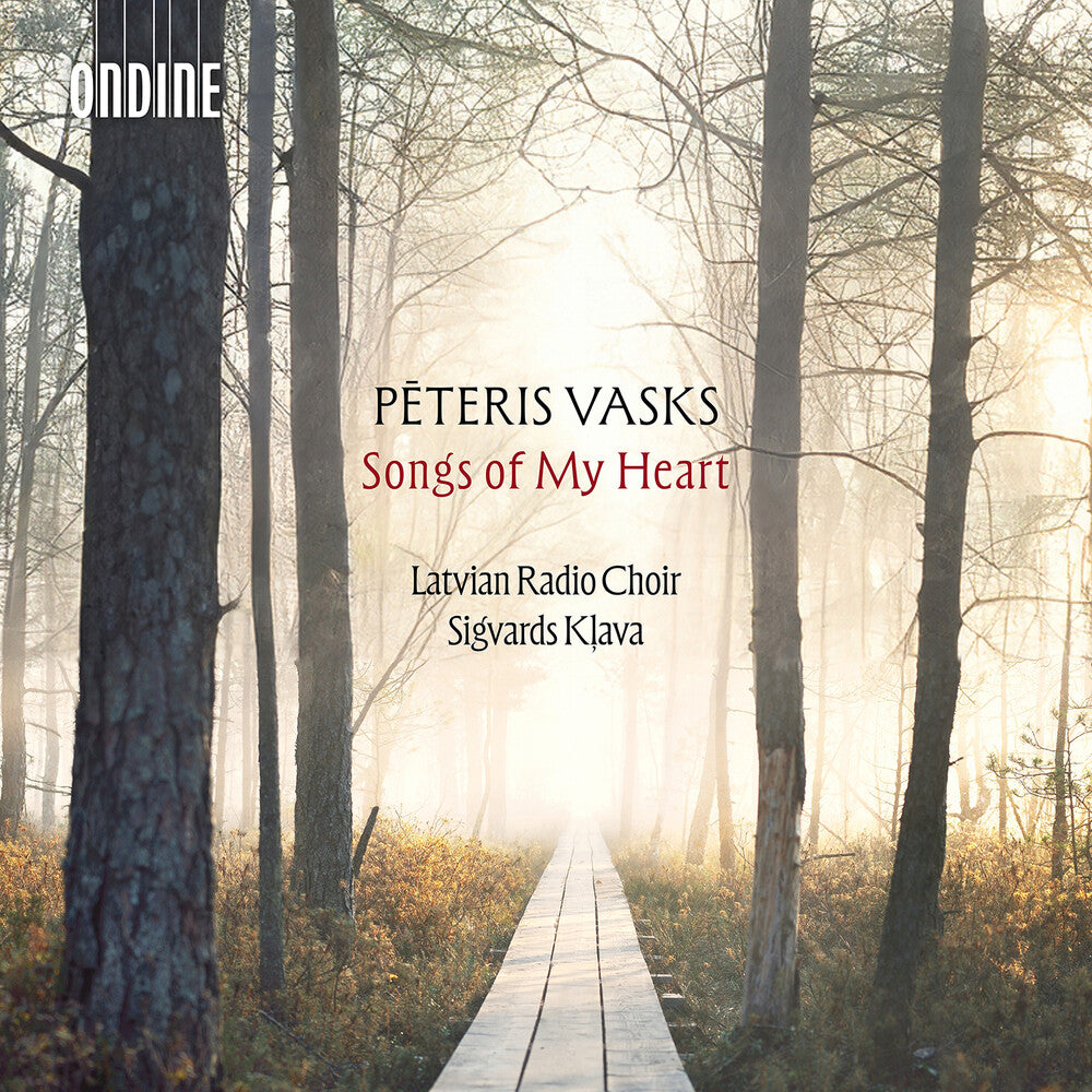 the album cover for Latvian Radio Choir - Peteris Vasks: Songs Of My Heart