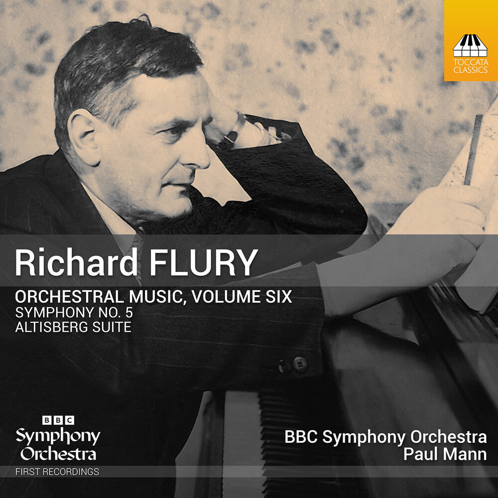 the album cover for BBC Symphony Orchestra - Richard Flury: Orchestral Music Vol. 6