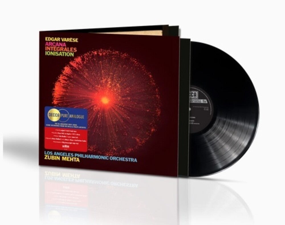 the album cover for Varese / Zubin Mehta / Los Angeles Philharmonic - Varese: Arcana Integrales Ionisation (Uk)