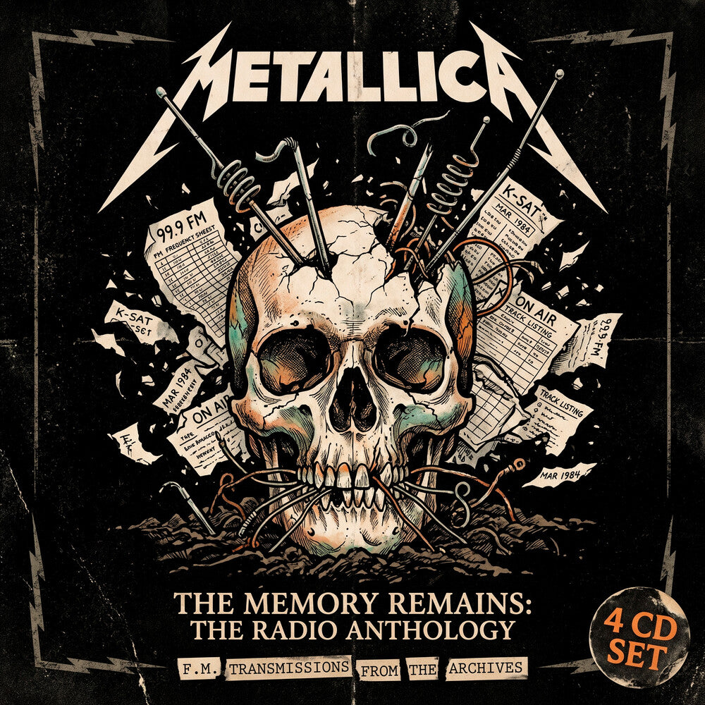 the album cover for Metallica - Memory Remains - The Radio Anthology (Box)