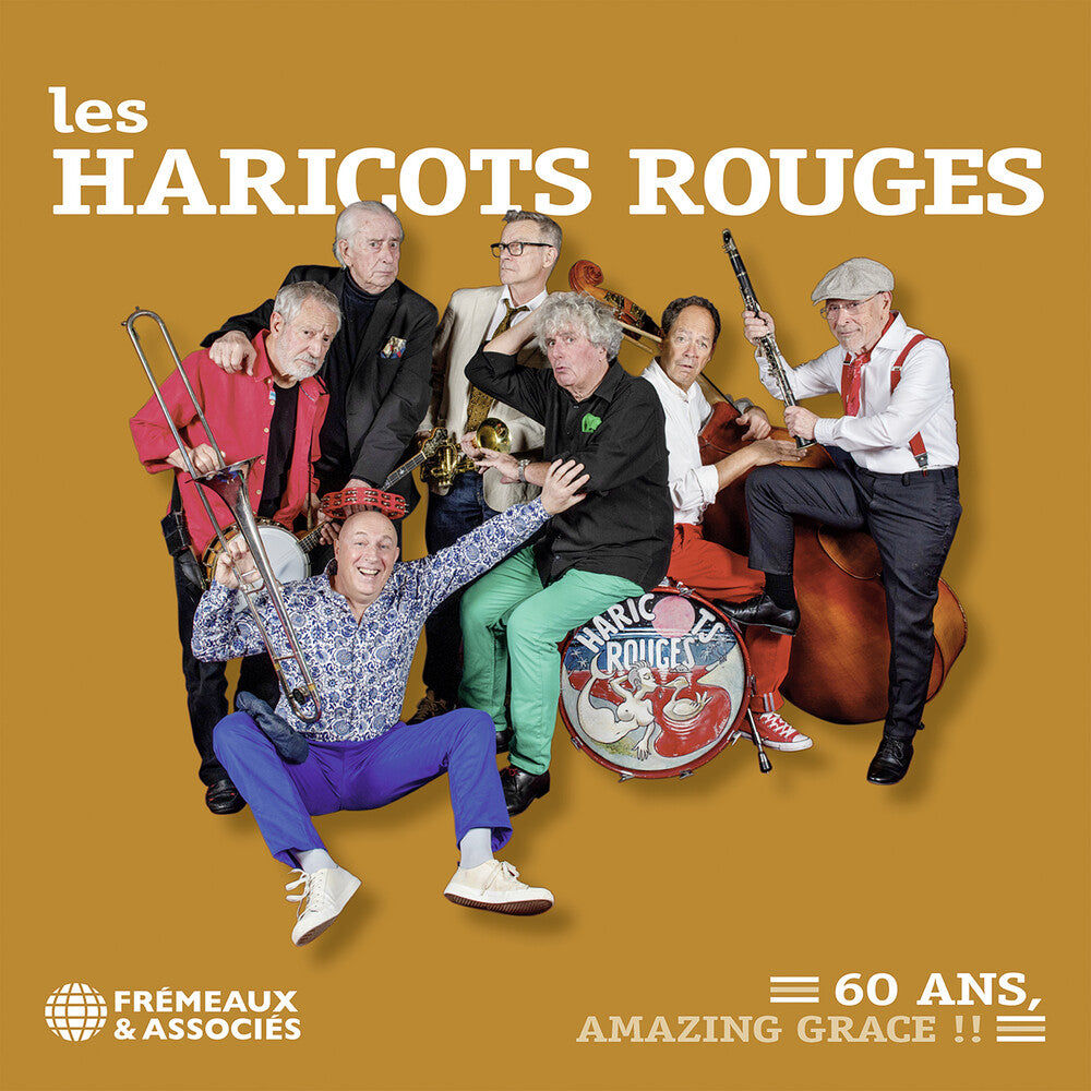 the album cover for Les Haricots Rouges - 60 Ans Amazing Grace