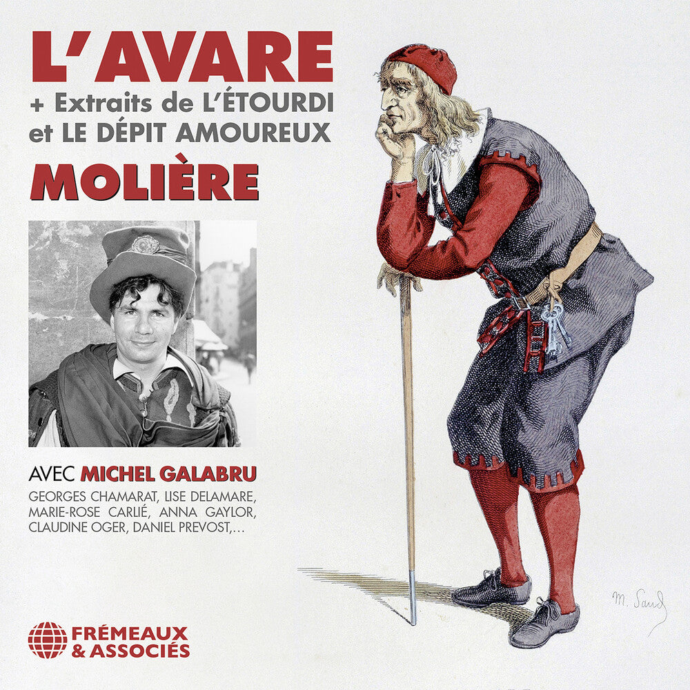 the album cover for Moliere - L'avare (Plus Extraits De L'etourdi Et - Moliere - L'avare (Plus Extraits De L'etourdi Et