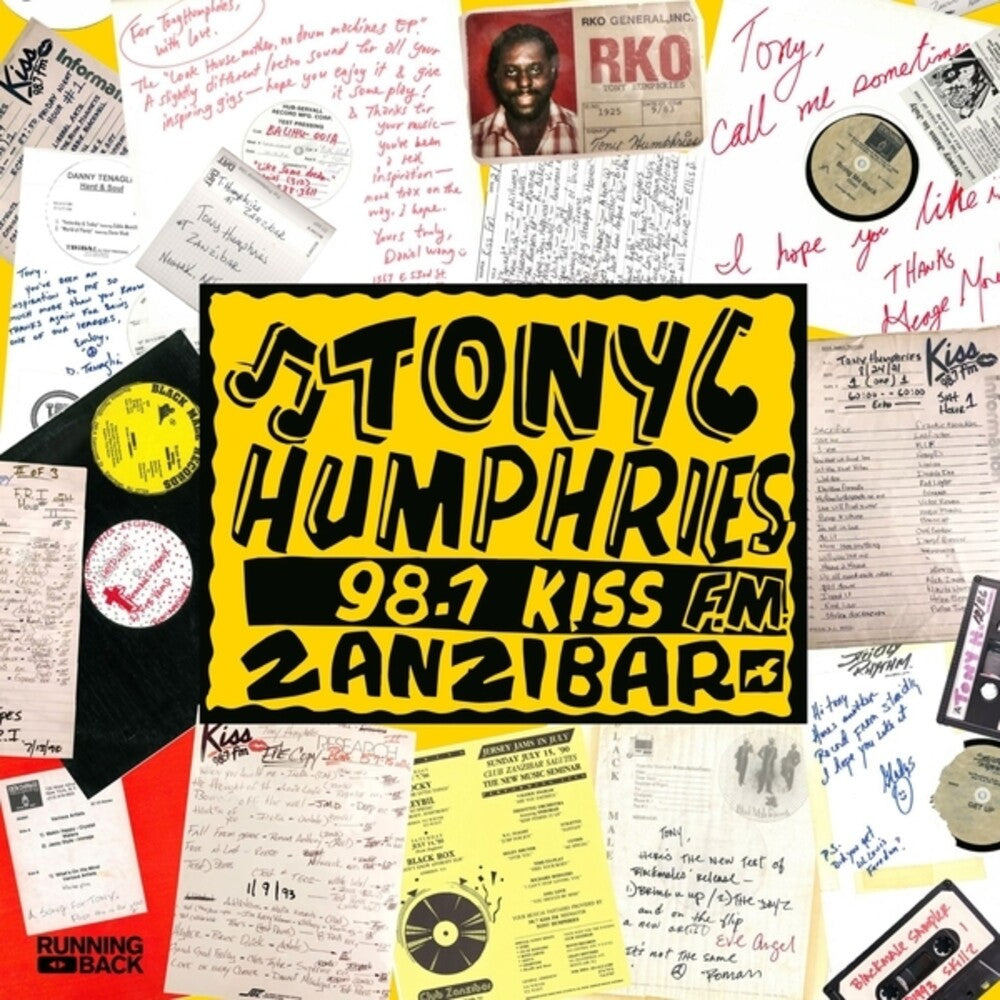the album cover for Tony Humphries - Running Back Mastermix: Kiss Fm Zanzibar Years