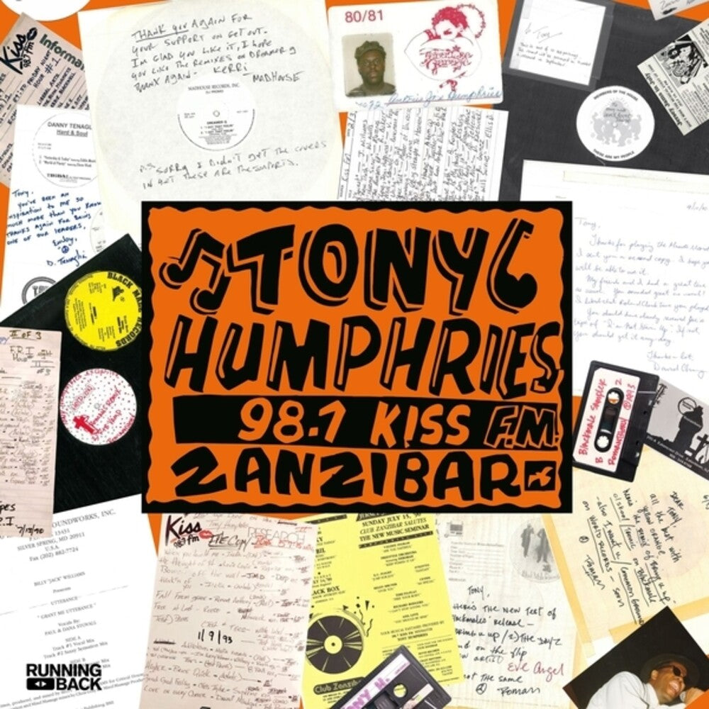 the album cover for Tony Humphries - Running Back Mastermix: Kiss Fm Zanzibar Years