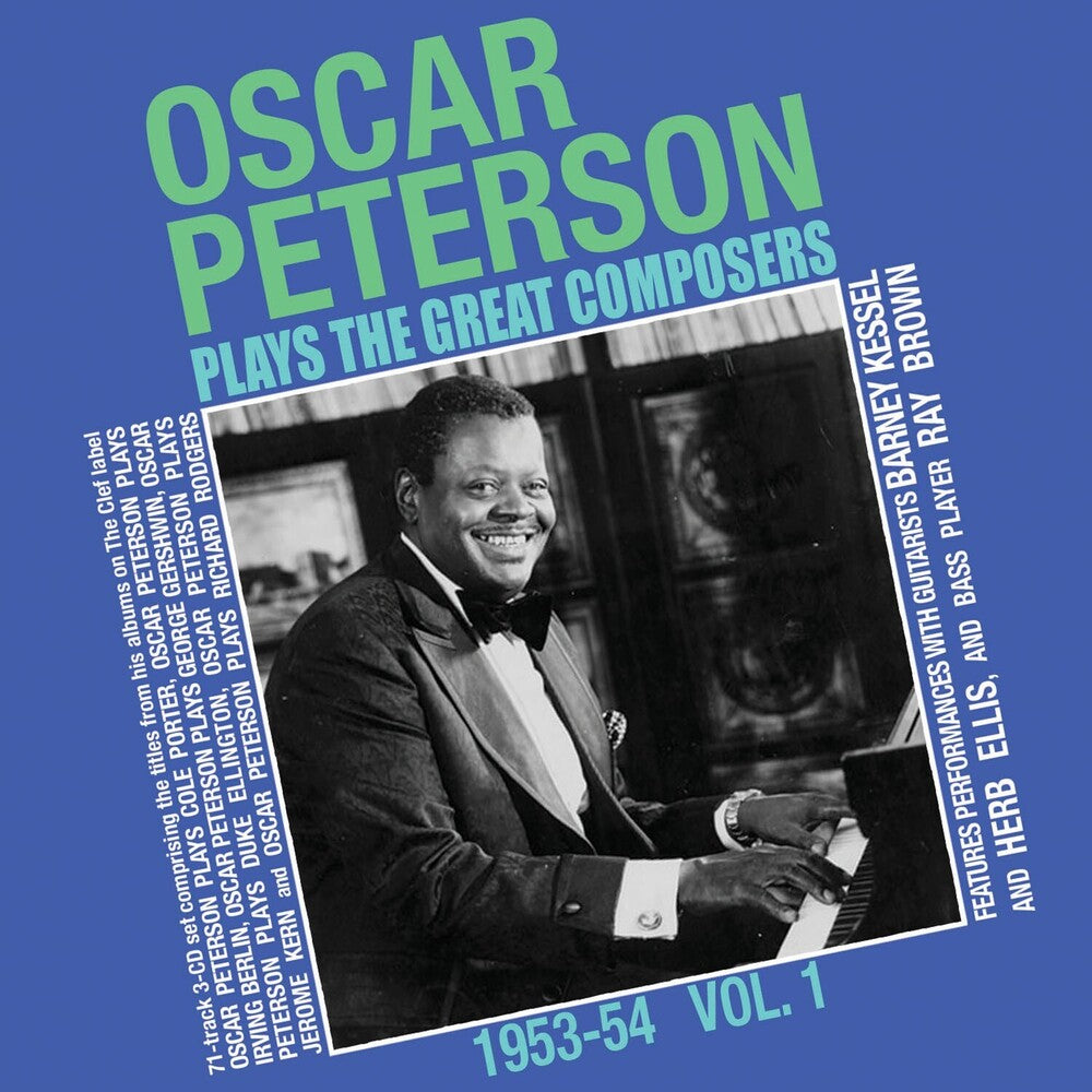 the album cover for Oscar Peterson - Oscar Peterson Plays Great Composers 1953-54 Vol 1