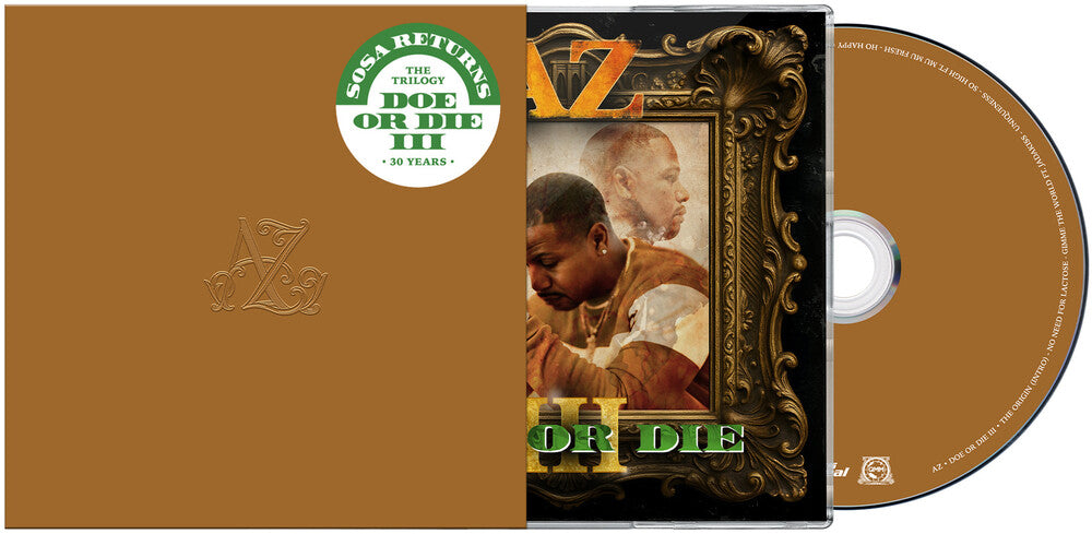 the album cover for AZ - Doe Or Die III