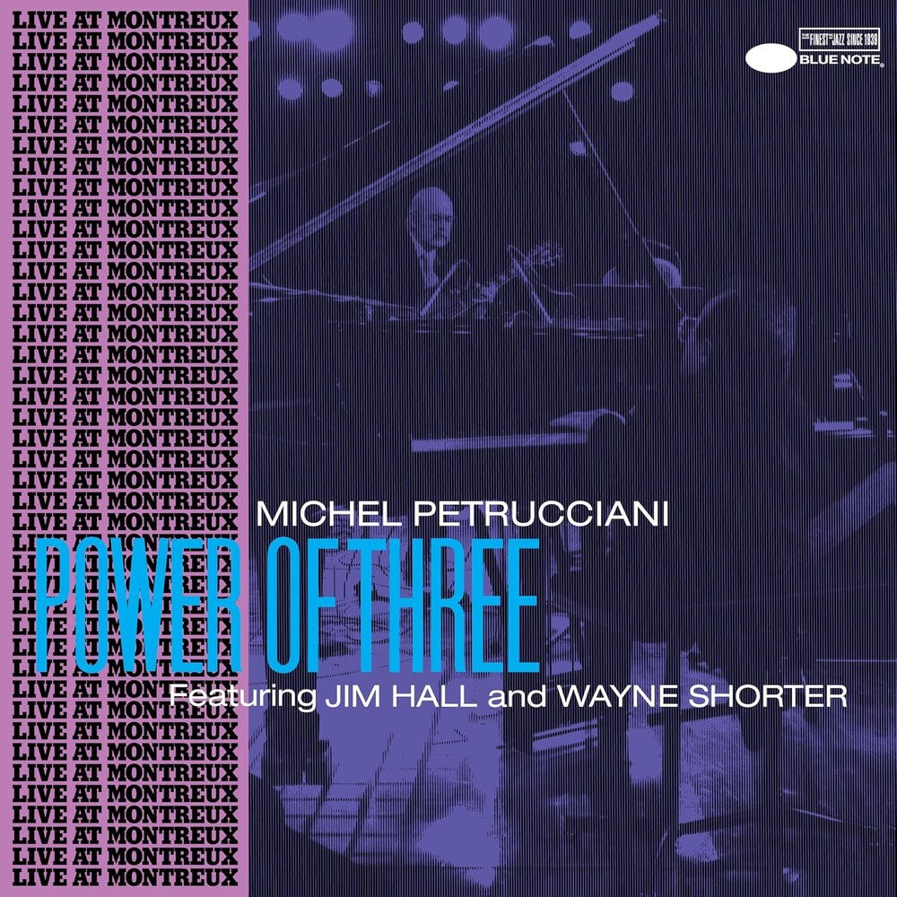 the album cover for Michel Petrucciani - Power of Three (blue Note Tone Poet Edition) (180g)