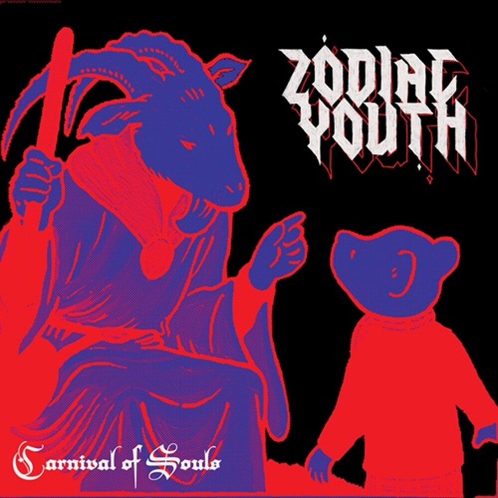 the album cover for Zodiac Mindwarp & Youth - Carnival of Souls (limited/purple Vinyl/2lp)