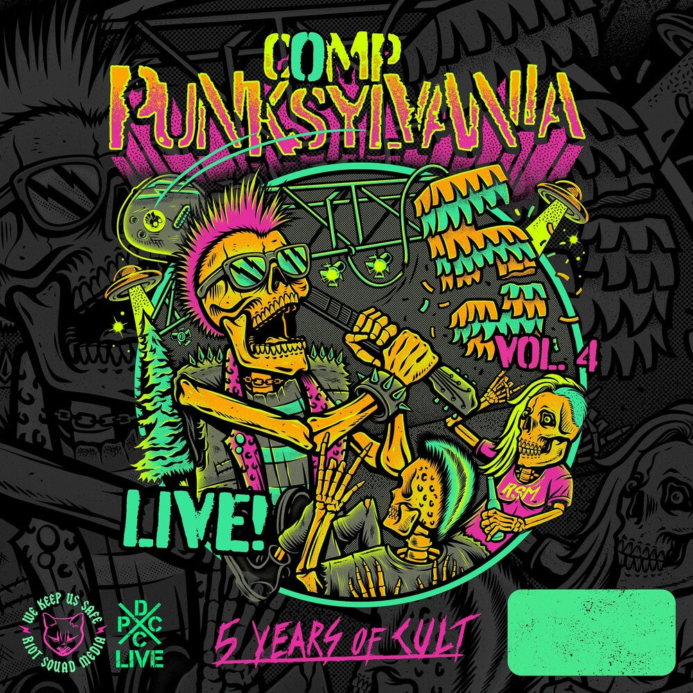 the album cover for Various Artists - Comp Punksylvania Vol. 5 Live