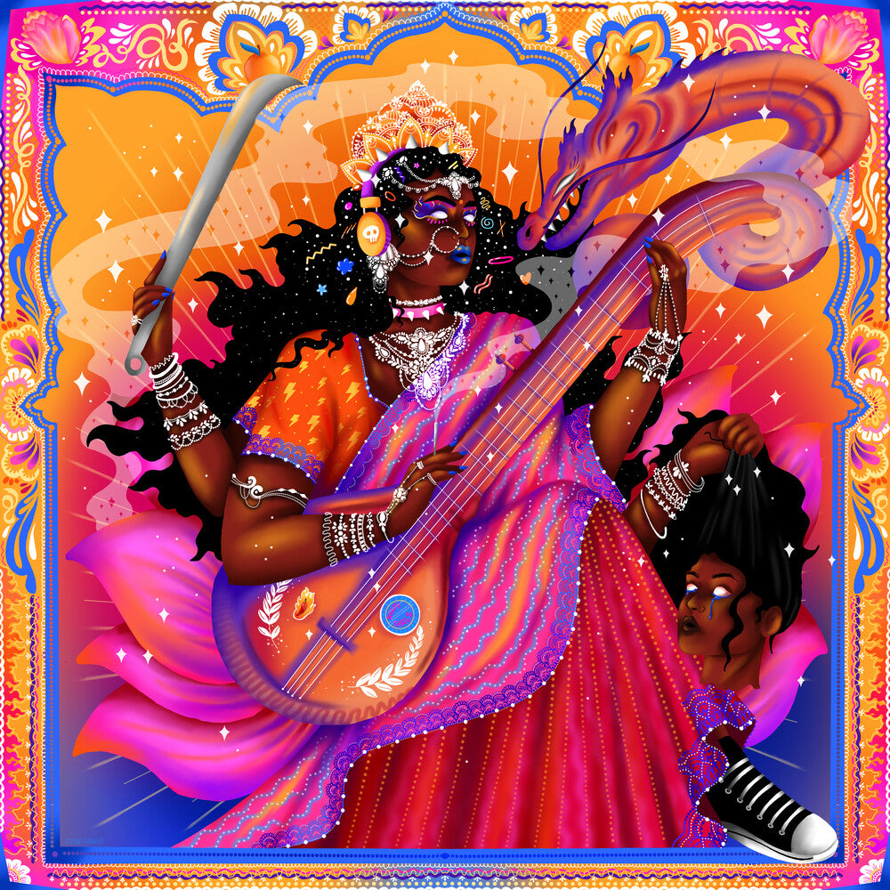 the album cover for Kulfi Girls - Divinity/melting (2lp)
