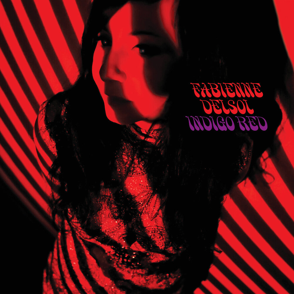 the album cover for Fabienne Delsol - Indigo Red