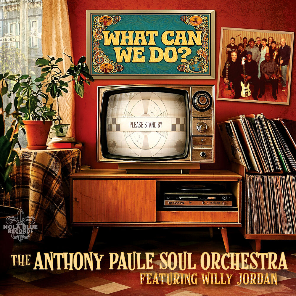 the album cover for Anthony Soul Orchestra Paule - What Can We Do?