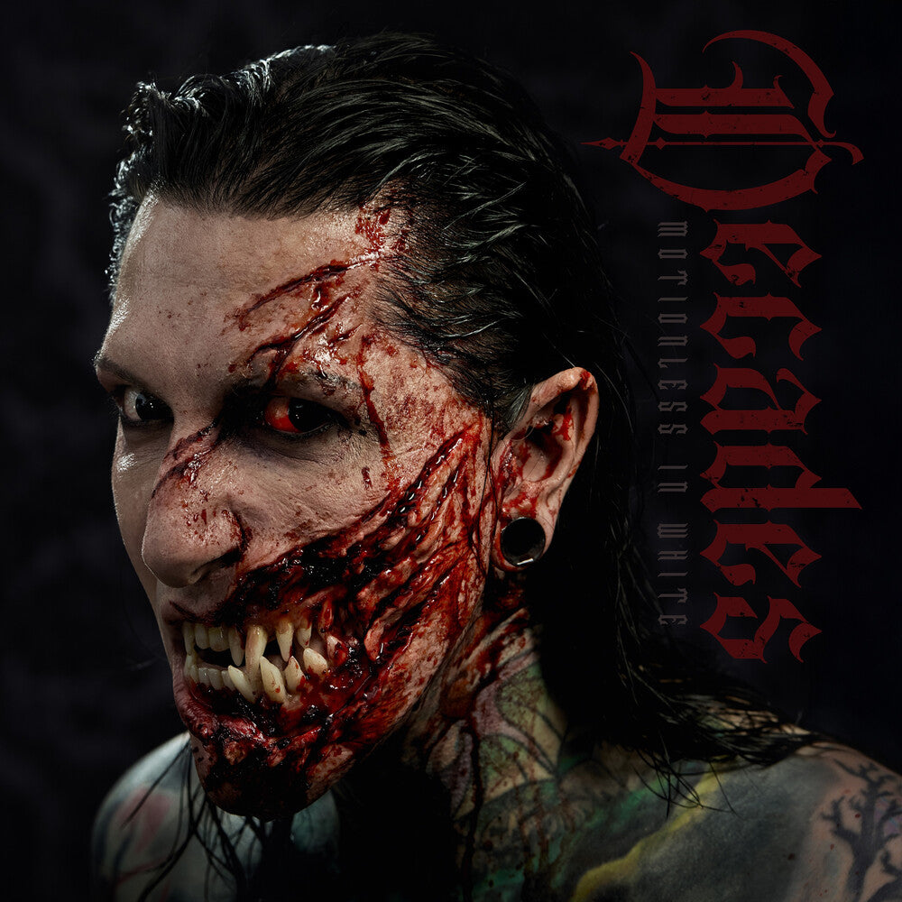 the album cover for Motionless In White - Decades (red Vinyl)