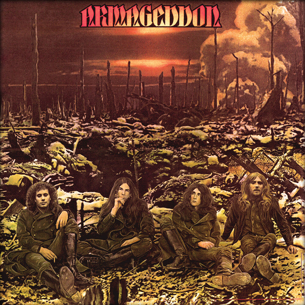 the album cover for Armageddon - Armageddon