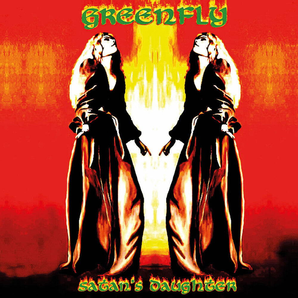 the album cover for Greenfly - Satan's Daughter