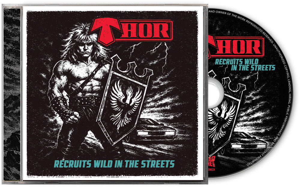 the album cover for Thor - Recruits Wild In The Streets -