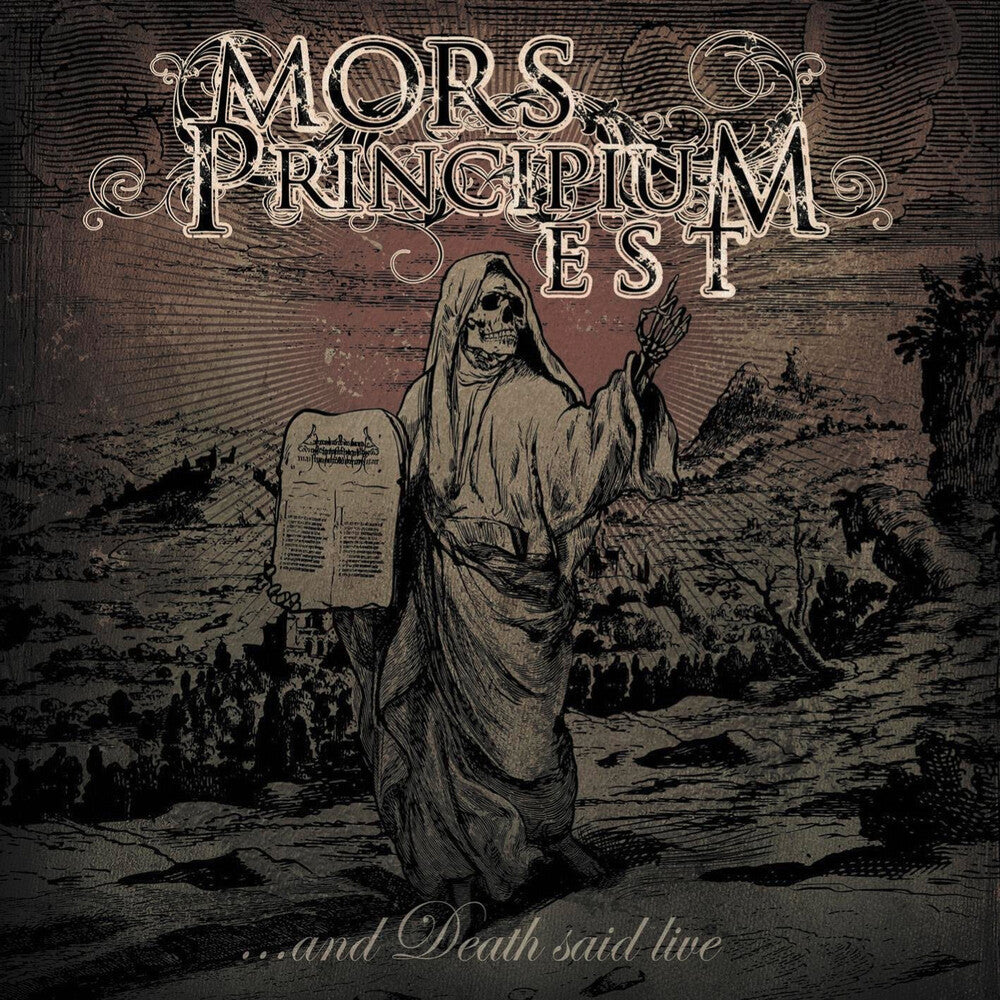 the album cover for Mors Principium Est - And Death Said Live