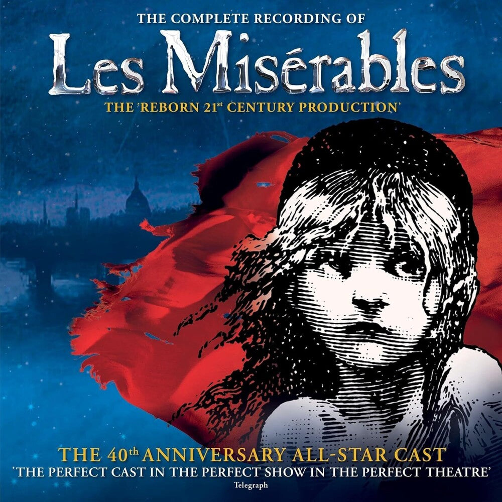 the album cover for Claude Schonberg -Michel - Les Miserables: 40th Anniversary All-Star Cast