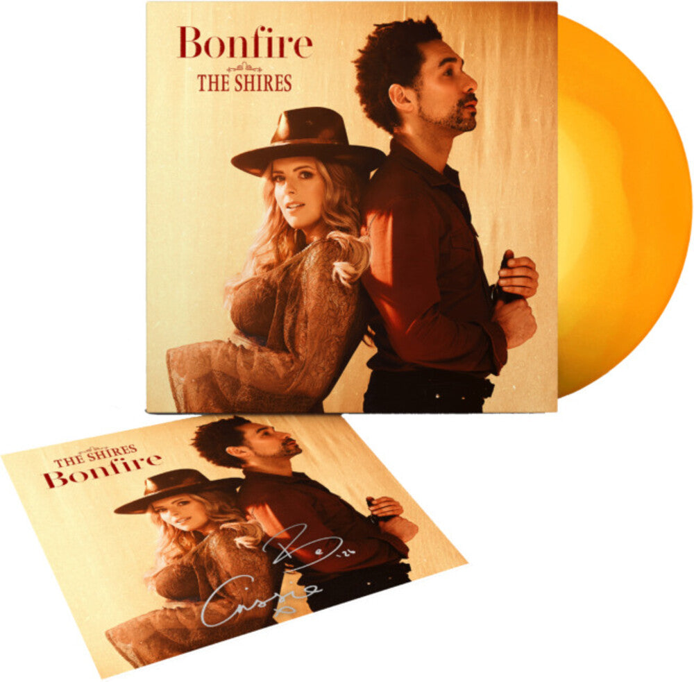 the album cover for Shires - Bonfire (sunset Vinyl)