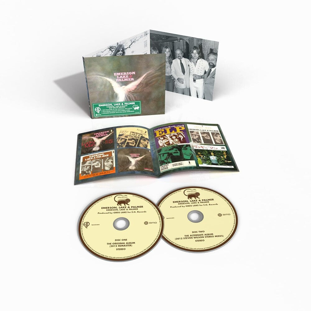 the album cover for Emerson, Lake & Palmer - Emerson, Lake & Palmer Deluxe Edition