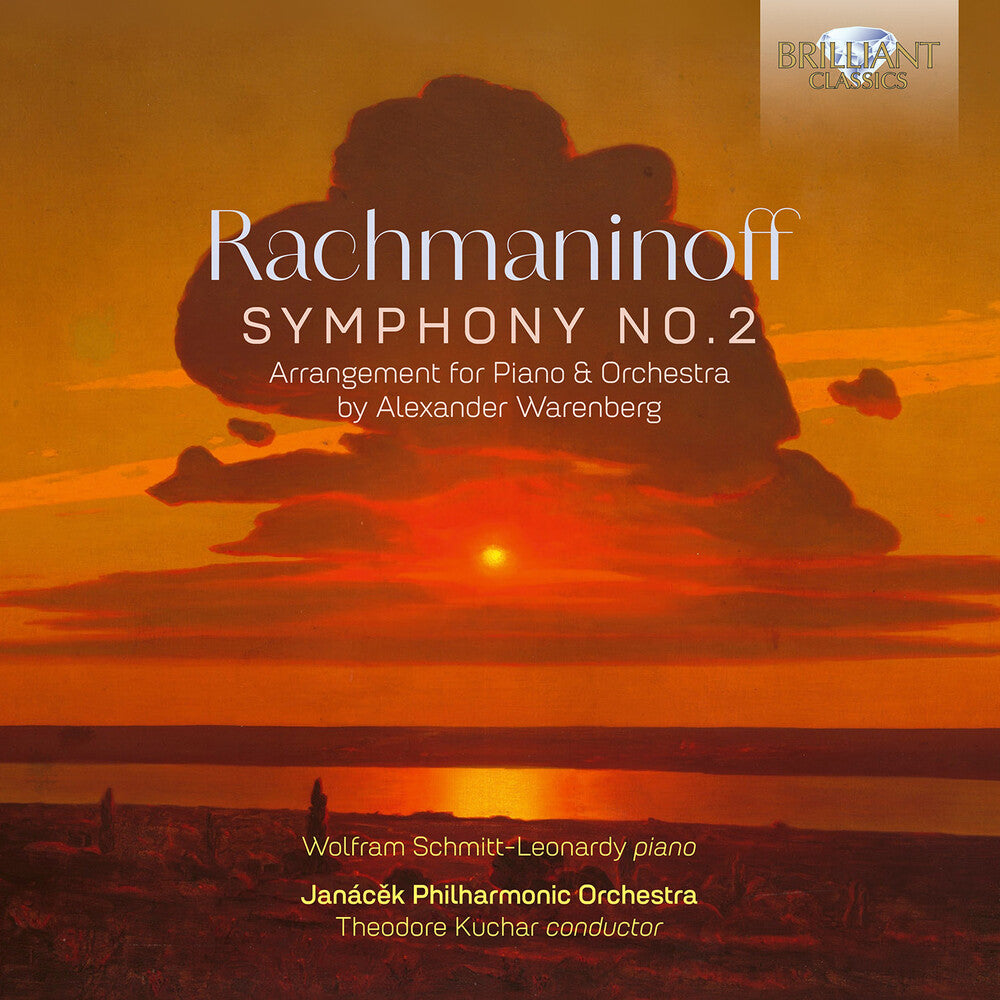 the album cover for Schmitt-Wolfram Leonardy - Rachmaninoff: Sym No. 2 (Arrangement For Pno