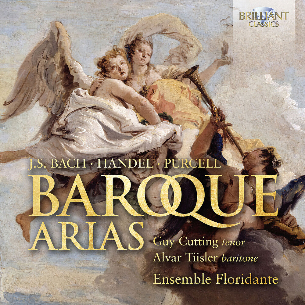 the album cover for Guy Cutting - J.S. Bach Handel & Purcell: Baroque Arias