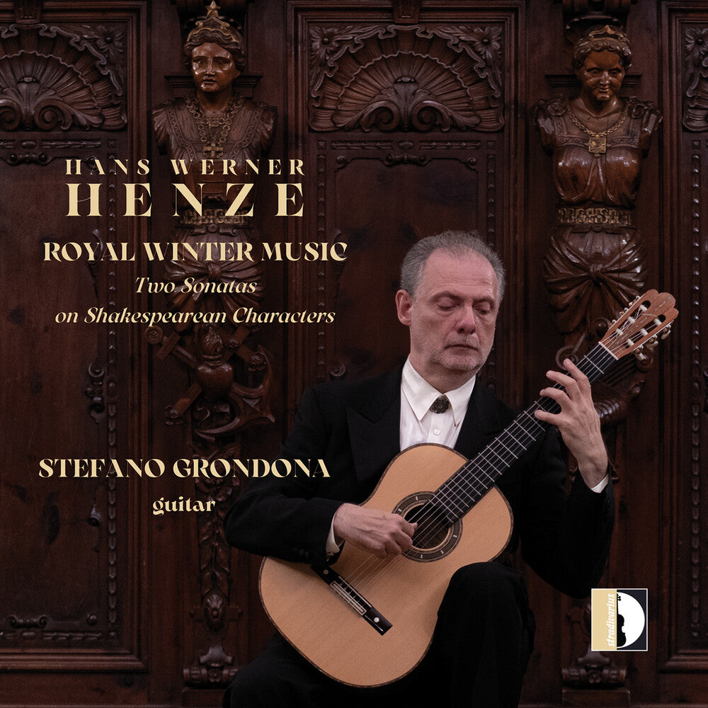 the album cover for Stefano Grondona - Hans Werner Henze: Royal Winter Music - Stefano
