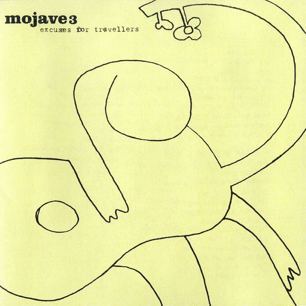 the album cover for Mojave 3 - Excuses For Travellers
