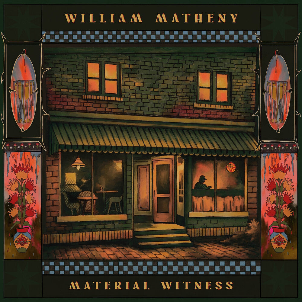 the album cover for William Matheny - Material Witness
