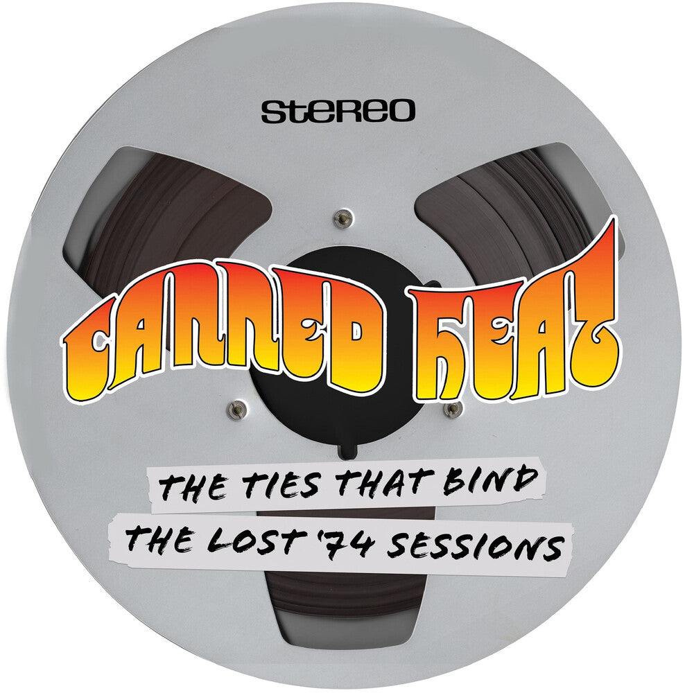 the album cover for Canned Heat - Ties That Bind (gold Metallic Vinyl/circular Cover)