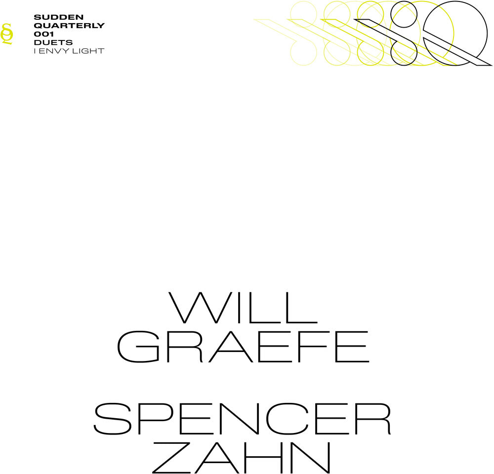 the album cover for Spencer & Will Graefe Zahn - I Envy Light