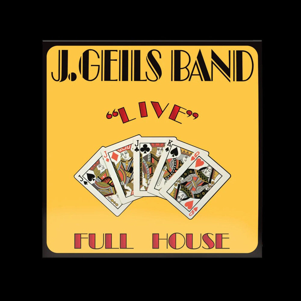 the album cover for J Geils Band - Live Full House