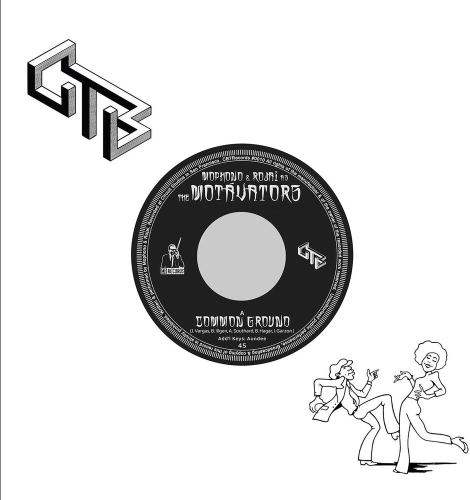 the album cover for Mophono and Rojai as The Motavators - Common Ground