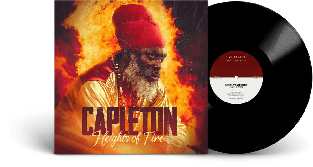 the album cover for Capleton - Heights of Fire (black Vinyl Edition)