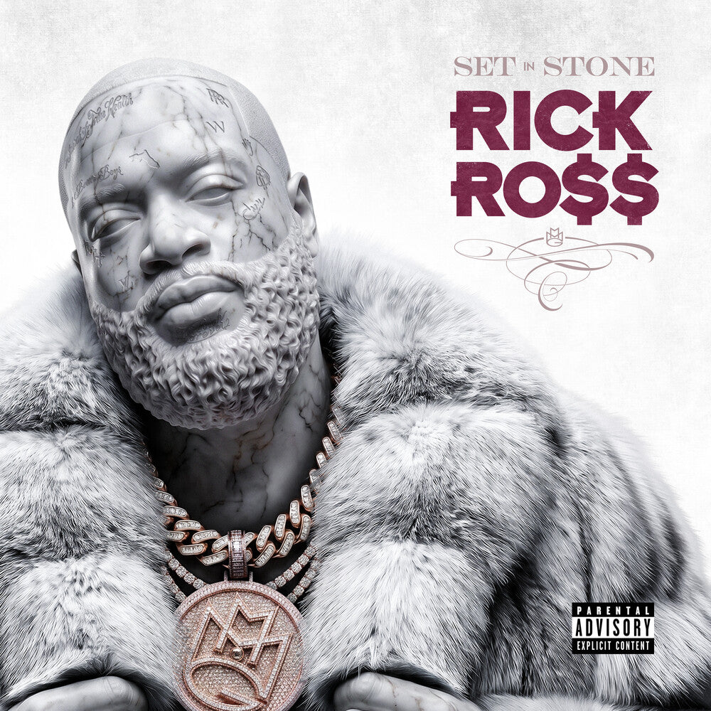 the album cover for Rick Ross - Set In Stone