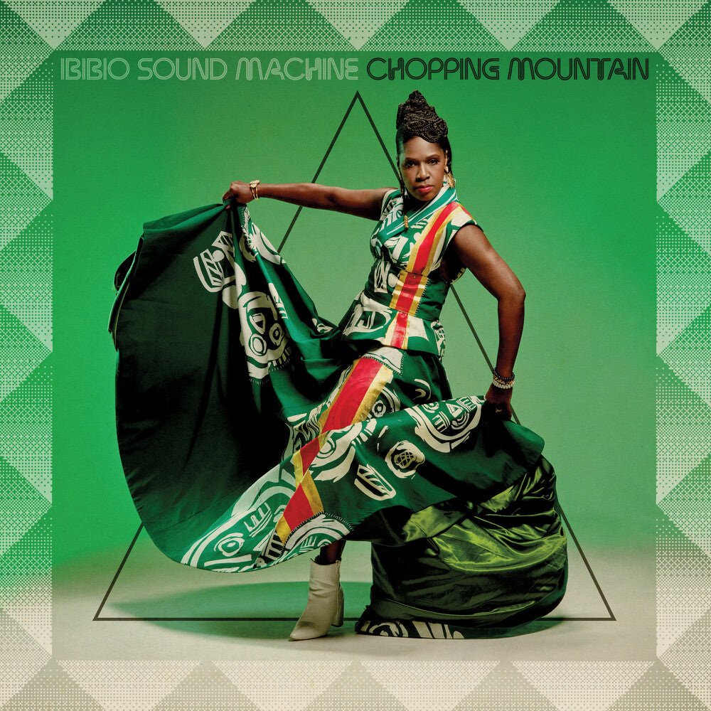 the album cover for Ibibio Sound Machine - Chopping Mountain